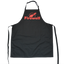 Firewolf-Schürze schwarz mit Logo